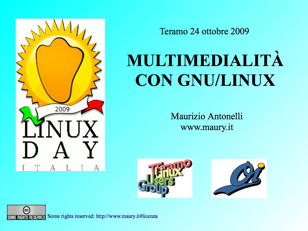 Multimedialità con GNU/Linux